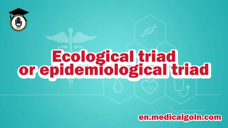Ecological triad or epidemiological triad