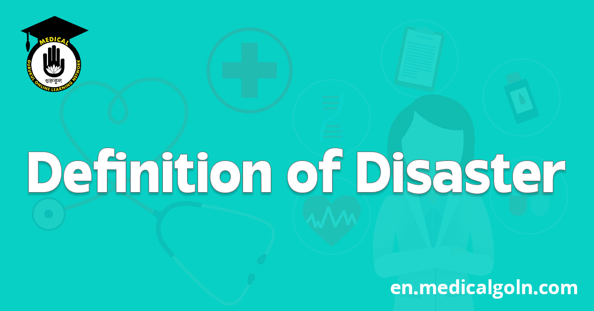 Definition of Disaster