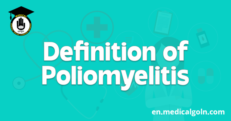 Definition of Poliomyelitis