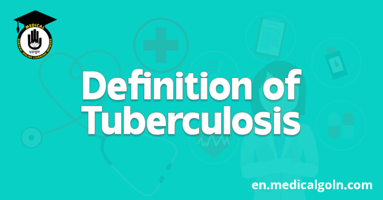 Definition of Tuberculosis 