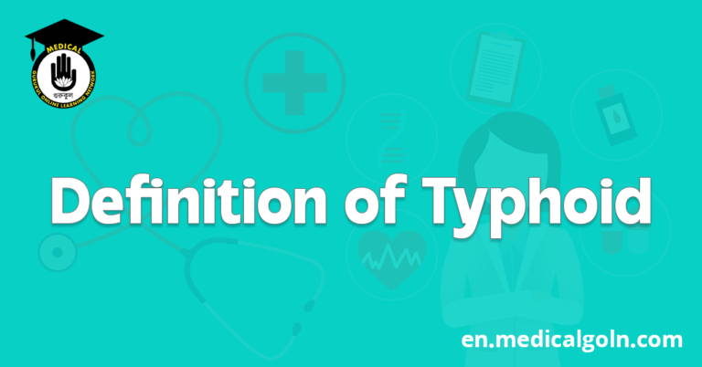 Definition of Typhoid