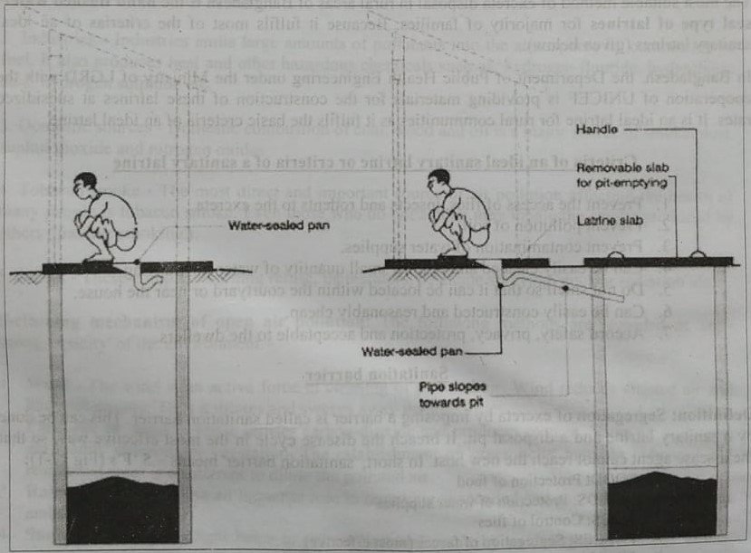 Water seal latrine 