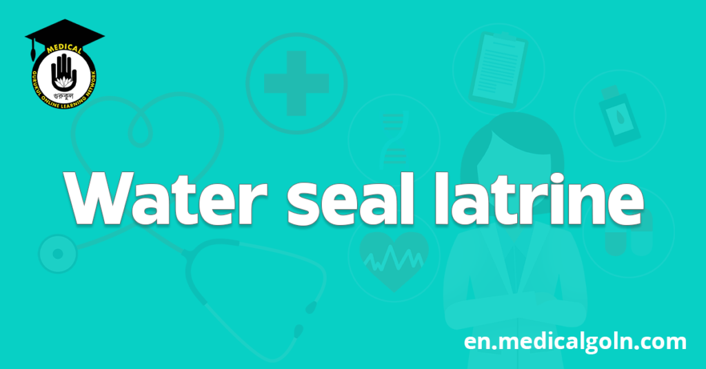 Water seal latrine 